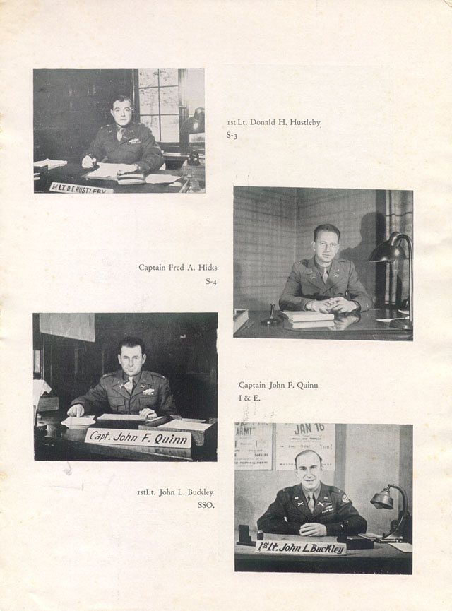 [1945 Souvenir Christmas Menu, 407th Infantry Regiment, 102nd Infantry Division]