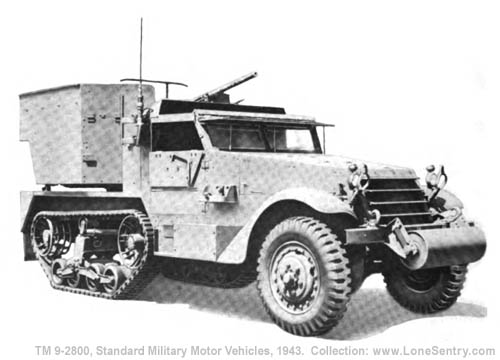 [Carriage, Motor, Multiple Gun, M15A1]