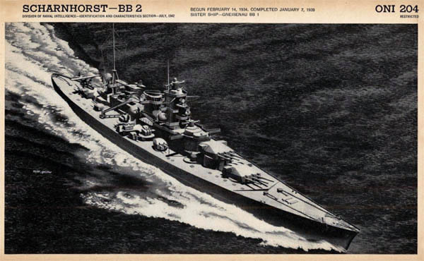 Scharnhorst: German Battleship of WWII